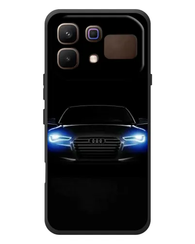 Чехол для Infinix Note 60 с картинкой «Audi в неоне»