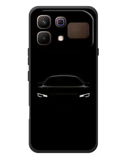 Чехол для Infinix Note 60 с картинкой «Взгляд Audi в темноте»
