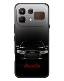 Чехол для Infinix Note 60 с картинкой «Audi — градиентный контур»