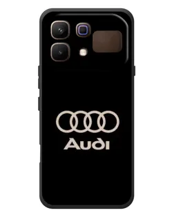 Чехол для Infinix Note 60 с картинкой «Audi — золотой логотип»