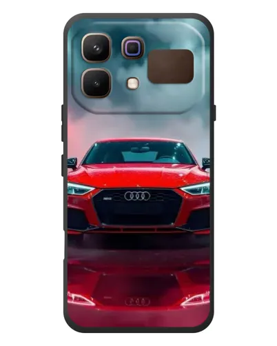 Чехол для Infinix Note 60 с картинкой «Audi RS — красный стиль»