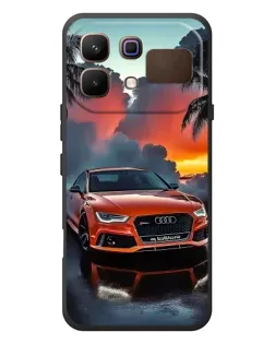 Чехол для Infinix Note 60 с картинкой «Audi — закат»