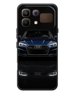 Чехол для Infinix Note 60 с картинкой «Audi — ночное отражение»