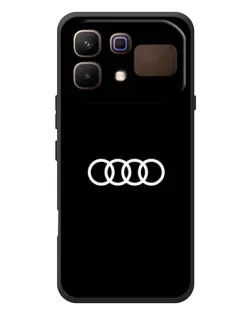 Чехол для Infinix Note 60 с картинкой «Audi White Logo»