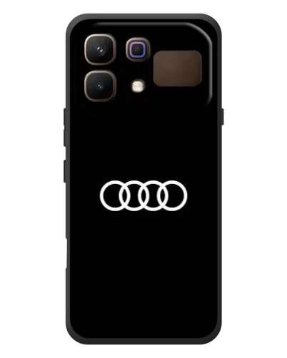 Чехол для Infinix Note 60 с картинкой «Audi White Logo»