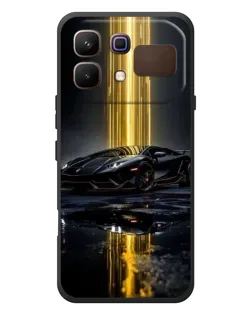 Чехол для Infinix Note 60 с картинкой «Ночной Lamborghini драйв»