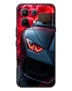 Чехол для Infinix Note 60 с картинкой «Lamborghini красное сияние»