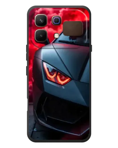 Чехол для Infinix Note 60 с картинкой «Lamborghini красное сияние»