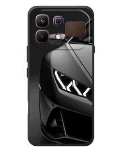 Чехол для Infinix Note 60 с картинкой «Lamborghini фары детализация»