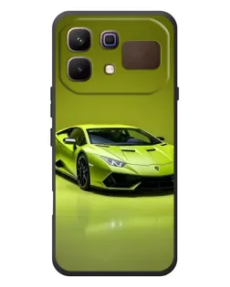 Чехол для Infinix Note 60 с картинкой «Салатовый Lamborghini Huracan»