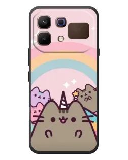 Чехол для Infinix Note 60 с картинкой «Единорог Pusheen»