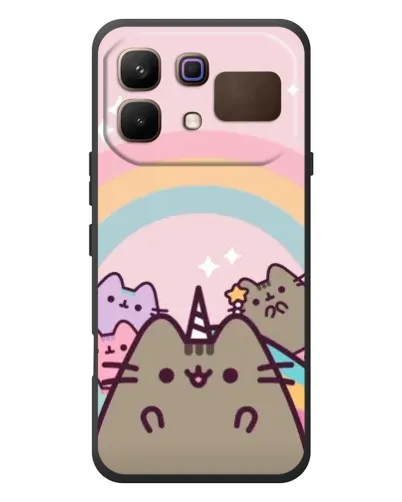 Чехол для Infinix Note 60 с картинкой «Единорог Pusheen»