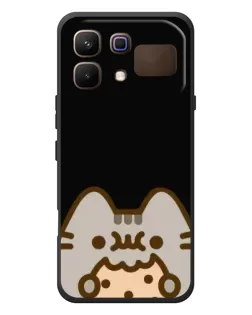 Чехол для Infinix Note 60 с картинкой «Пушин на черном»