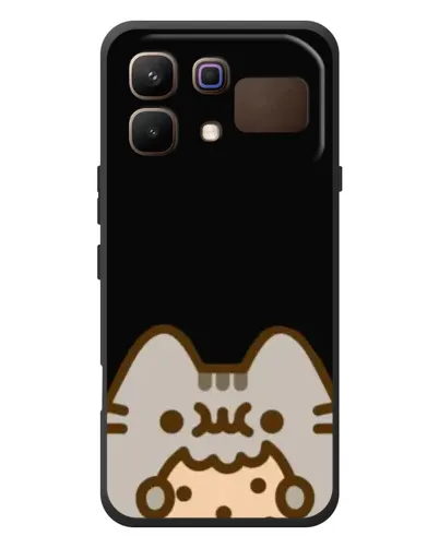 Чехол для Infinix Note 60 с картинкой «Пушин на черном»