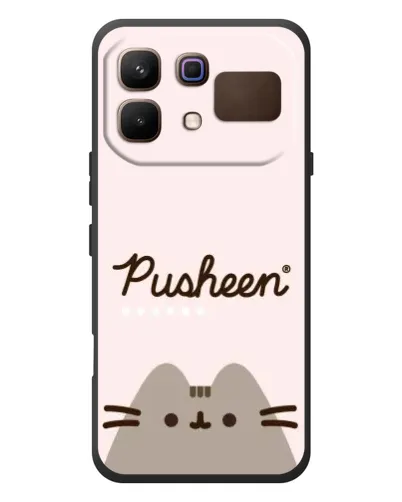 Чехол для Infinix Note 60 с картинкой «Pusheen логотип»