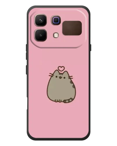 Чехол для Infinix Note 60 с картинкой «Pusheen сердце»