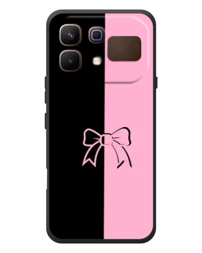 Чехол для Infinix Note 60 с картинкой «Половинки банта»