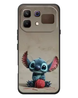 Чехол для Infinix Note 60 с картинкой «Стич на коричневом фоне»