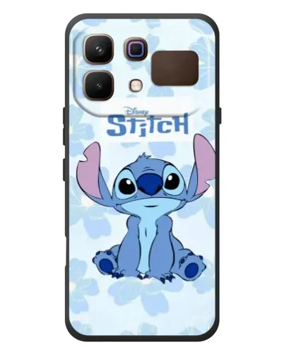 Чехол для Infinix Note 60 с картинкой «Stitch среди цветов»