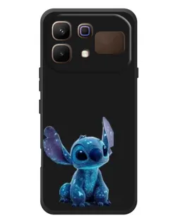 Чехол для Infinix Note 60 с картинкой «Стич на черном»