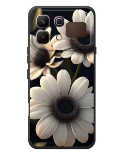 Чехол для Infinix Note 60 с картинкой «Белые маргаритки макро»