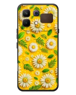 Чехол для Infinix Note 60 с картинкой «Ромашковое солнце»