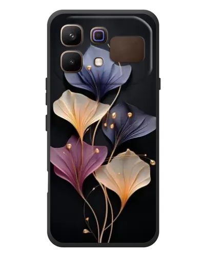 Чехол для Infinix Note 60 с картинкой «Лиловые цветы грации»