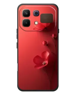 Чехол для Infinix Note 60 с картинкой «Маковые соцветия»