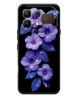 Чехол для Infinix Note 60 с картинкой «Фиолетовые цветы с росою» Чехол для Infinix Note 60 с картинкой «Фиолетовые цветы с росою»