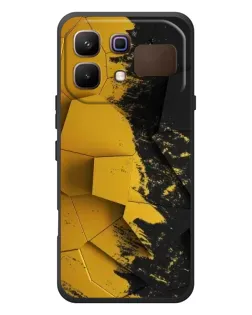 Чехол для Infinix Note 60 с картинкой «Золотые осколки геометрии»