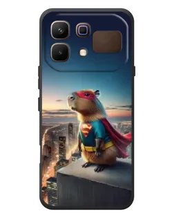 Чехол для Infinix Note 60 с картинкой «Капи-мен супергерой»