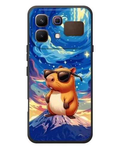 Чехол для Infinix Note 60 с картинкой «Капибара Ван Гога»