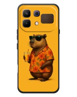 Чехол для Infinix Note 60 с картинкой «Капибара на отдыхе»