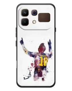 Чехол для Infinix Note 60 с картинкой «Акварельный Месси Барселона»
