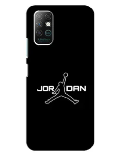 Чохол для Infinix Note 8 з картинкою «Nike Pink Swirl»