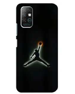 Чохол для Infinix Note 8 з картинкою «Jordan Gradient Logo»