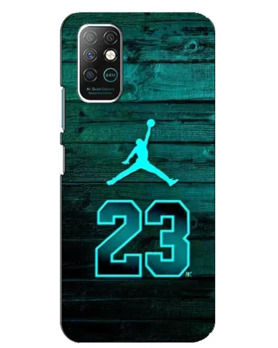 Чохол для Infinix Note 8 з картинкою «Jordan Cyan 23»