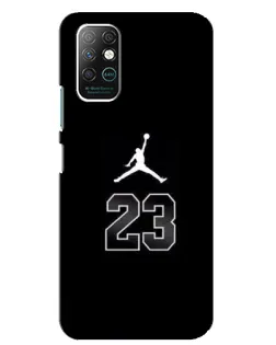 Чохол для Infinix Note 8 з картинкою «Jordan Flight 23»