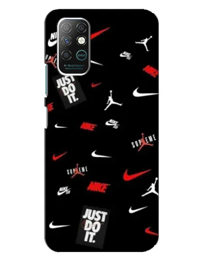 Чохол для Infinix Note 8 з картинкою «Nike Mix Pattern»