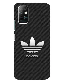 Чохол для Infinix Note 8 з картинкою «Adidas Карбонова текстура»