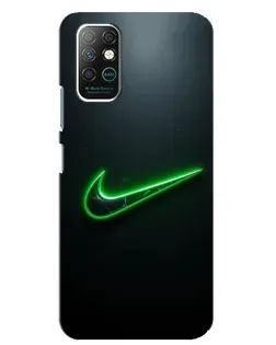 Чохол для Infinix Note 8 з картинкою «Неоновий контур Nike» Чохол для Infinix Note 8 з картинкою «Неоновий контур Nike»
