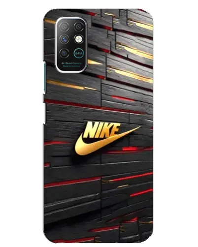 Чохол для Infinix Note 8 з картинкою «Золотий Nike на металі» Чохол для Infinix Note 8 з картинкою «Золотий Nike на металі»