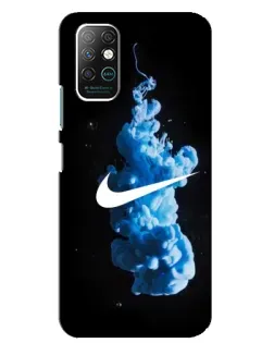 Чохол для Infinix Note 8 з картинкою «Nike та синій дим» Чохол для Infinix Note 8 з картинкою «Nike та синій дим»
