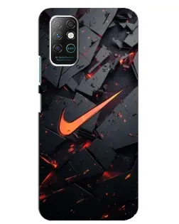 Чохол для Infinix Note 8 з картинкою «Nike — ефект розломів» Чохол для Infinix Note 8 з картинкою «Nike — ефект розломів»