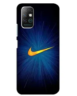 Чохол для Infinix Note 8 з картинкою «Синій пульс Nike» Чохол для Infinix Note 8 з картинкою «Синій пульс Nike»