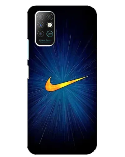 Чохол для Infinix Note 8 з картинкою «Синій пульс Nike» Чохол для Infinix Note 8 з картинкою «Синій пульс Nike»