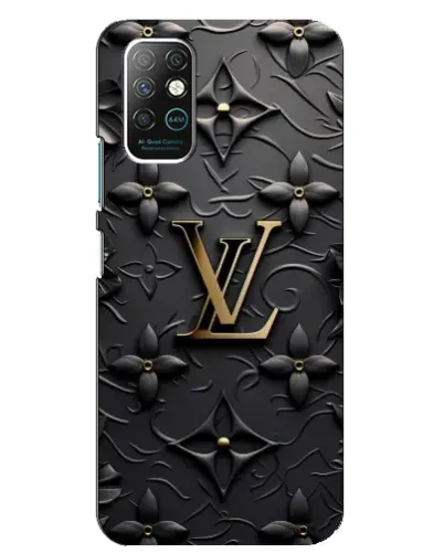 Чехол для Infinix Note 8 с картинкой «Кожаная текстура LV»