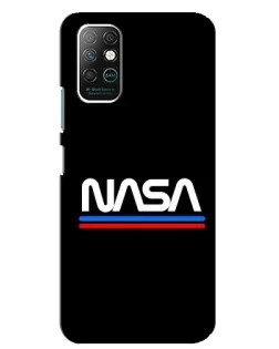 Чохол для Infinix Note 8 з картинкою «NASA — класика Red Blue» Чохол для Infinix Note 8 з картинкою «NASA — класика Red Blue»