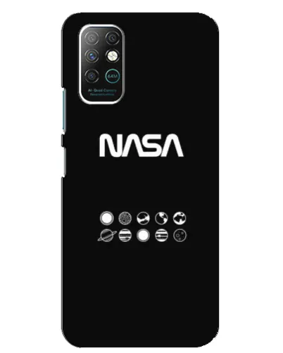 Чохол для Infinix Note 8 з картинкою «NASA — технічний принт»