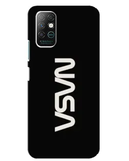 Чохол для Infinix Note 8 з картинкою «NASA — вертикальний логотип» Чохол для Infinix Note 8 з картинкою «NASA — вертикальний логотип»